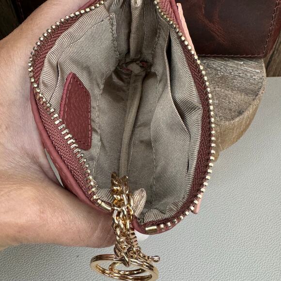 Flower Coin Purse Wallet Genuine Leather Wallet NEW FAST SHIP - Picture 4 of 4